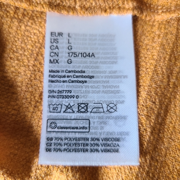H&M burnt orange long sleeve sweater - Picture 4 of 5